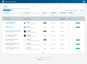 Id or ad format LinkedIn-Campaign-Manager-Accounts-Tab