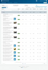 into individual campaigns to view creative LinkedIn-Campaign-Manager-Ads-tab